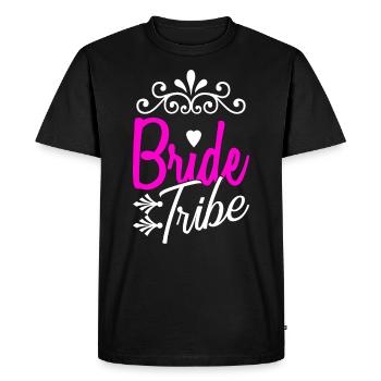 Hen party - Men's Premium Organic T-Shirt - black - Front - Nico (187cm)