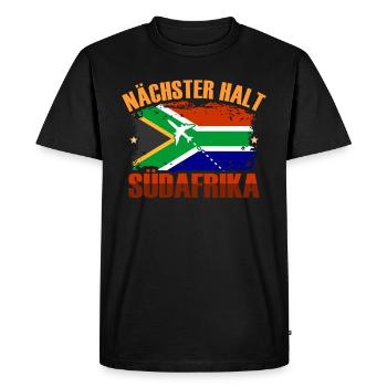 South Africa - Men's Premium Organic T-Shirt - black - Front - Nico (187cm)