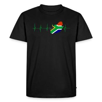Republic of South Africa shirt gift idea - Men's Premium Organic T-Shirt - black - Front - Nico (187cm)