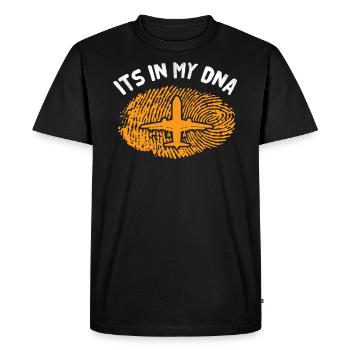Avion - T-shirt Premium bio Homme - noir - Devant - Nico (187cm)