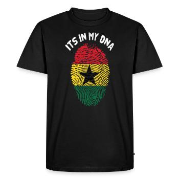 Ghana Africa shirt gift idea - Men's Premium Organic T-Shirt - black - Front - Nico (187cm)