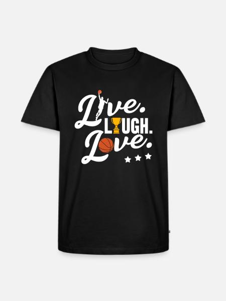 basketball - Men's Premium Organic T-Shirt - black