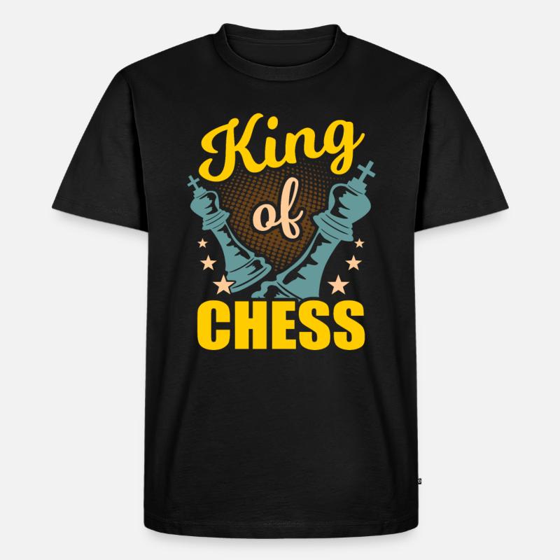 Schach - Männer Premium Bio T-Shirt - Schwarz