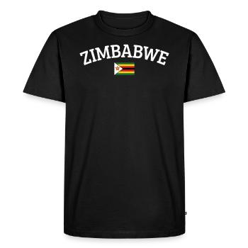 Zimbabwe - T-shirt Premium bio Homme - noir - Devant - Nico (187cm)