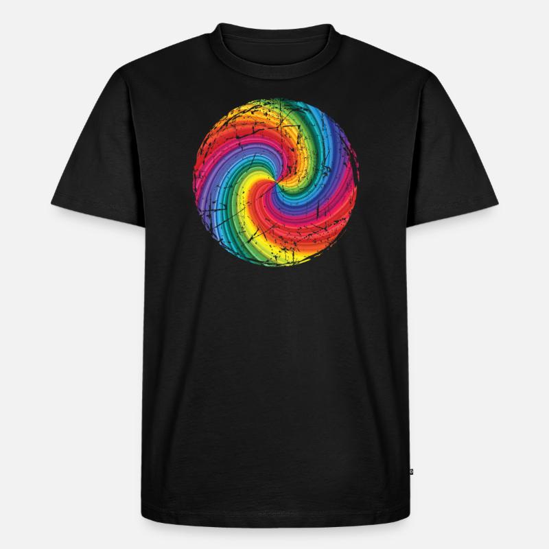 arc en ciel - T-shirt Premium bio Homme - noir