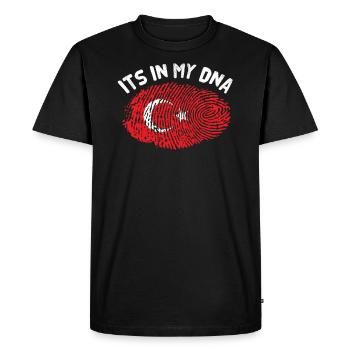 Turkey - Men's Premium Organic T-Shirt - black - Front - Nico (187cm)
