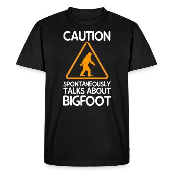 Bigfoot - T-shirt Premium bio Homme - noir - Devant - Nico (187cm)