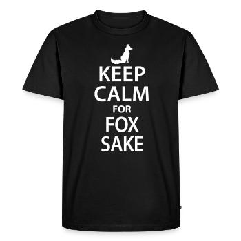 Renard - T-shirt Premium bio Homme - noir - Devant - Nico (187cm)