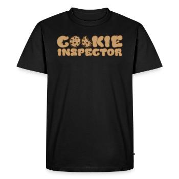 Cuisson - T-shirt Premium bio Homme - noir - Devant - Nico (187cm)