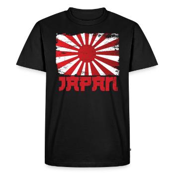 Japon - T-shirt Premium bio Homme - noir - Devant - Nico (187cm)