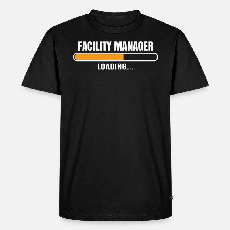 Facility Manager Beruf Mitarbeiterin Geschenkidee - Männer Premium Bio T-Shirt - Schwarz