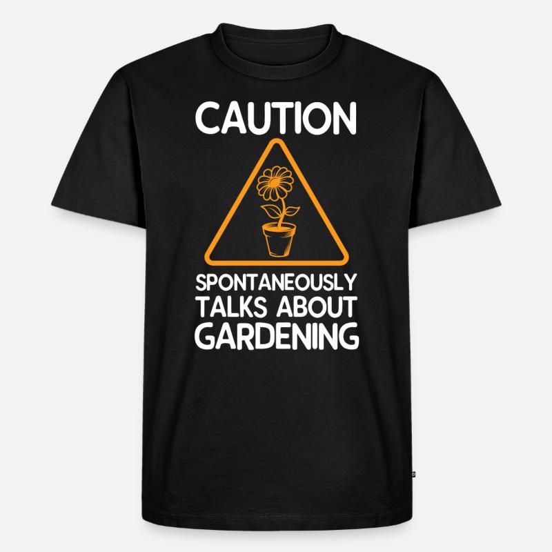 Gärtner - Männer Premium Bio T-Shirt - Schwarz