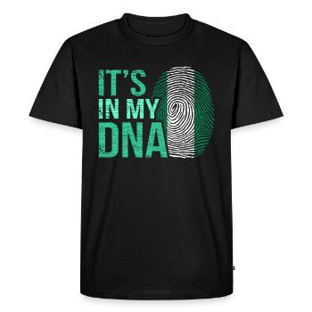 Nigeria - T-shirt Premium bio Homme - noir - Devant - Nico (187cm)