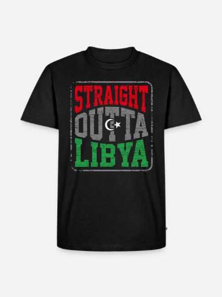 Libya - Men's Premium Organic T-Shirt - black