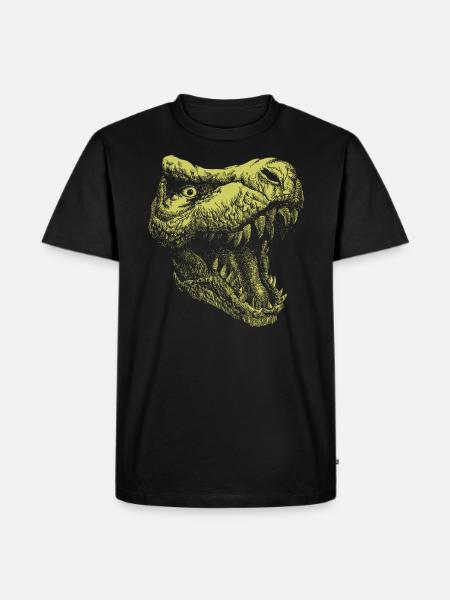 Dinosaurier Geschenkidee Dino Liebhaber - Ekologisk premium-T-shirt herr - svart