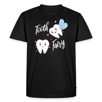 dentiste - T-shirt Premium bio Homme - noir - Devant - Nico (187cm)