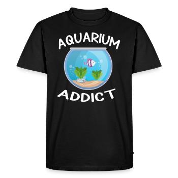 Aquarium - T-shirt Premium bio Homme - noir - Devant - Nico (187cm)