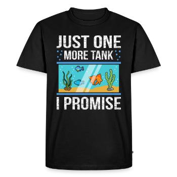 Aquarium - T-shirt Premium bio Homme - noir - Devant - Nico (187cm)