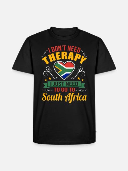 South Africa - Men's Premium Organic T-Shirt - black
