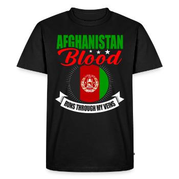 Afghanistan - T-shirt Premium bio Homme - noir - Devant - Nico (187cm)