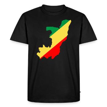 Congo - T-shirt Premium bio Homme - noir - Devant - Nico (187cm)