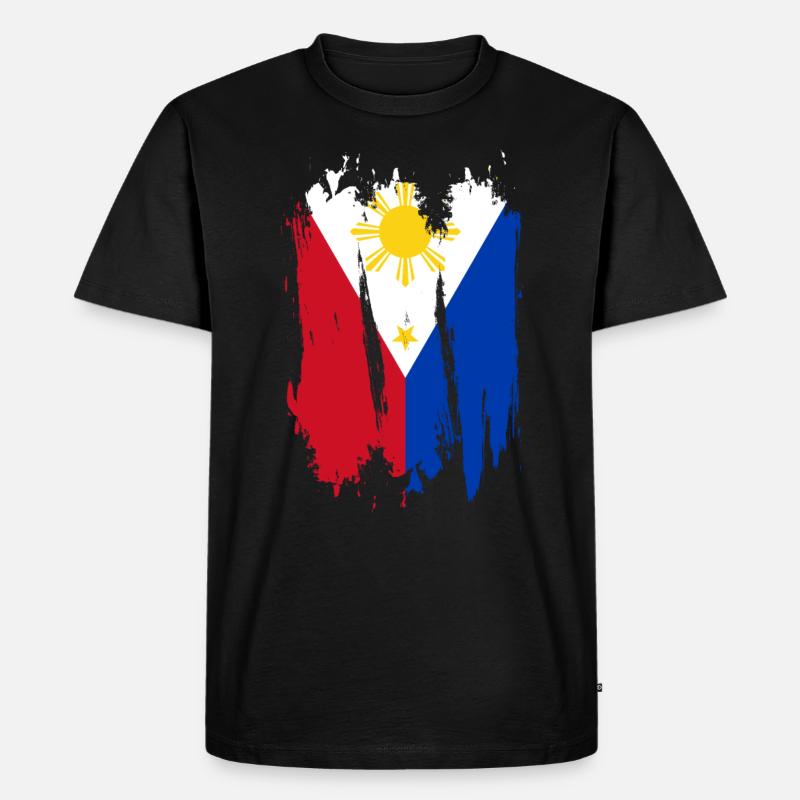 Philippinen - Männer Premium Bio T-Shirt - Schwarz