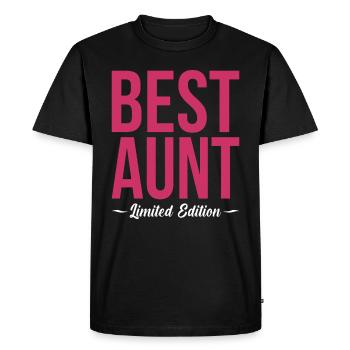 tante - T-shirt Premium bio Homme - noir - Devant - Nico (187cm)