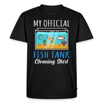 Aquarium - T-shirt Premium bio Homme - noir - Devant - Nico (187cm)