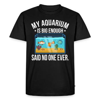 Aquarium - T-shirt Premium bio Homme - noir - Devant - Nico (187cm)