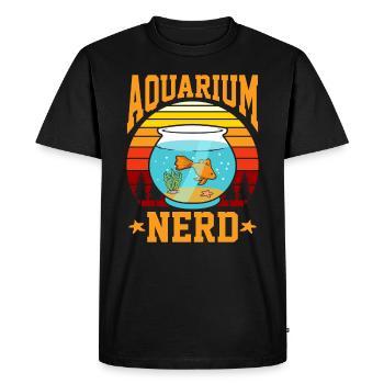 Aquarium - T-shirt Premium bio Homme - noir - Devant - Nico (187cm)
