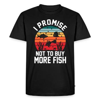 Aquarium - T-shirt Premium bio Homme - noir - Devant - Nico (187cm)