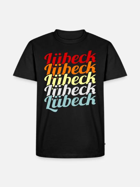 Lübeck - Men's Premium Organic T-Shirt - black