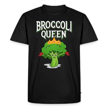 Brocolis - T-shirt Premium bio Homme - noir - Devant - Nico (187cm)