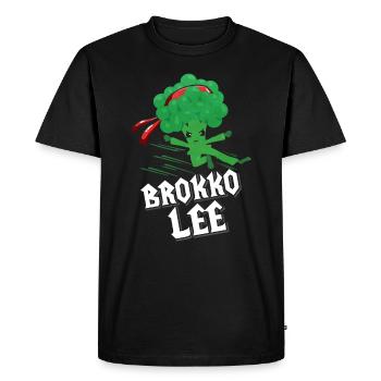 Brocolis - T-shirt Premium bio Homme - noir - Devant - Nico (187cm)
