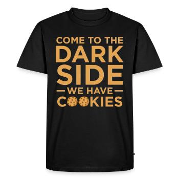 Biscuits - T-shirt Premium bio Homme - noir - Devant - Nico (187cm)