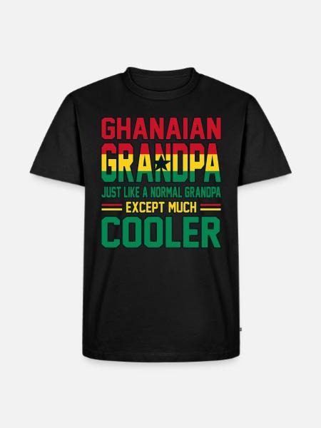Ghana - Men's Premium Organic T-Shirt - black