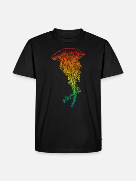 Jellyfish - Men's Premium Organic T-Shirt - black