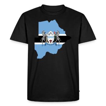 Botswana - T-shirt Premium bio Homme - noir - Devant - Nico (187cm)