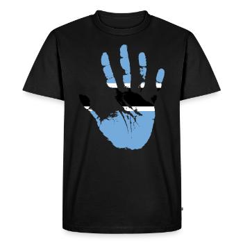 Botswana - T-shirt Premium bio Homme - noir - Devant - Nico (187cm)