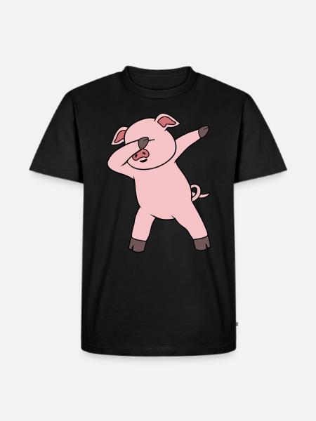 Dabing pig - Men's Premium Organic T-Shirt - black