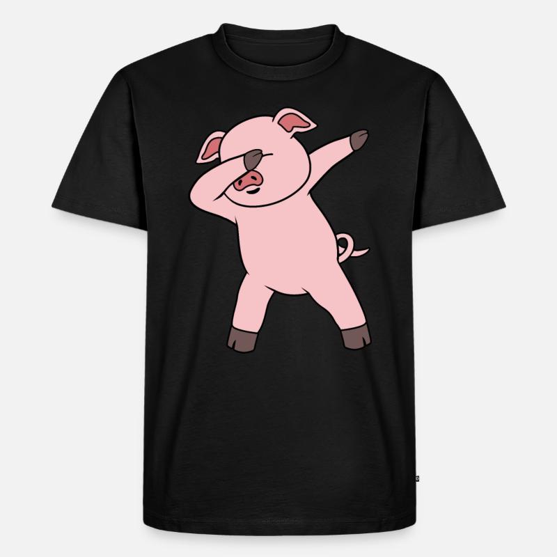 Dabing pig - Men's Premium Organic T-Shirt - black