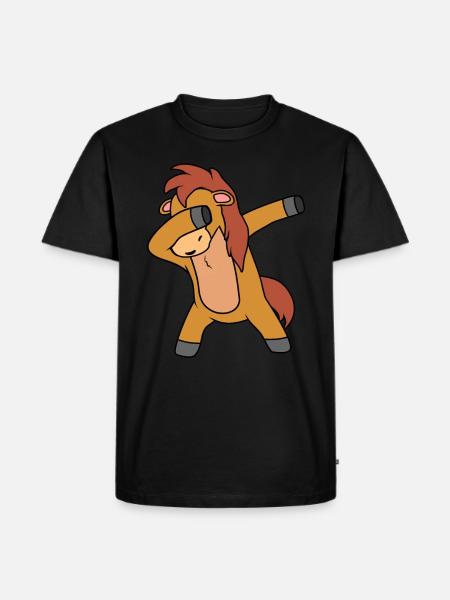 Horse - Men's Premium Organic T-Shirt - black