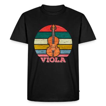 Alto - T-shirt Premium bio Homme - noir - Devant - Nico (187cm)