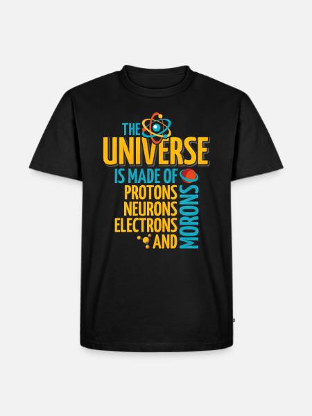 Science - Men's Premium Organic T-Shirt - black