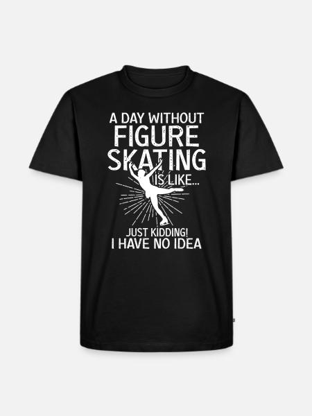 Figure skating - Men's Premium Organic T-Shirt - black