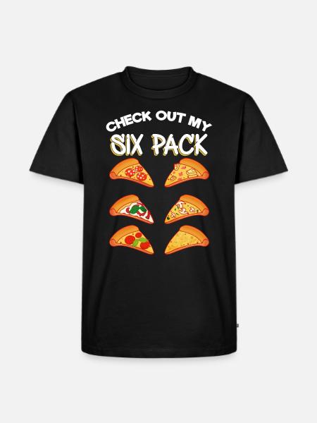 Pizza - T-shirt Premium bio Homme - noir