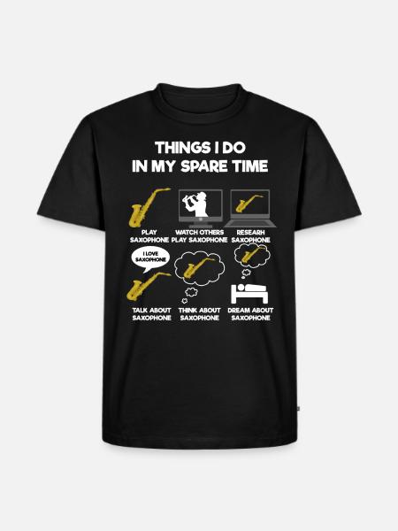 Saxophone - T-shirt Premium bio Homme - noir