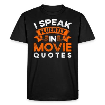 Film - T-shirt Premium bio Homme - noir - Devant - Nico (187cm)