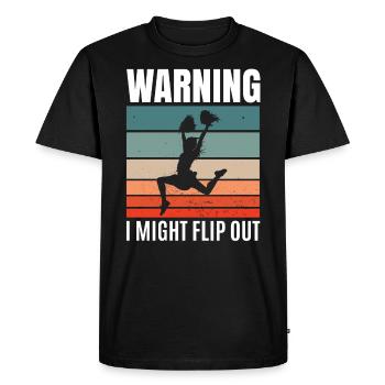 Cheerleading - T-shirt Premium bio Homme - noir - Devant - Nico (187cm)