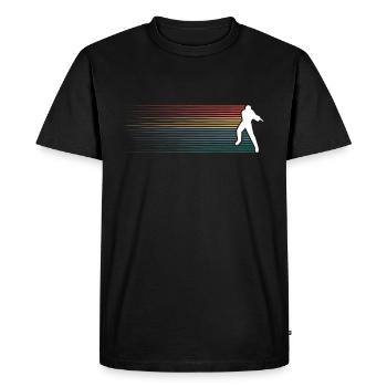 Laser tag team game player gift - Men's Premium Organic T-Shirt - black - Front - Nico (187cm)